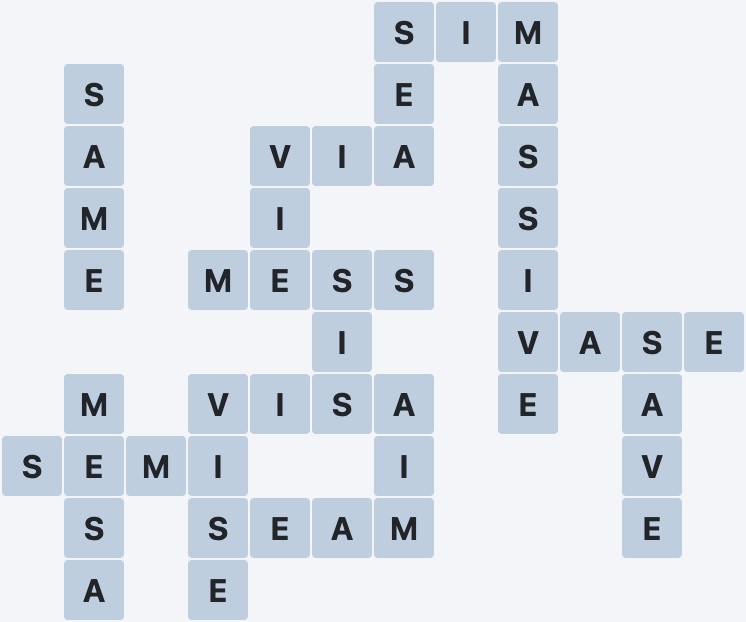 Wordscapes Lagoon - Star - level 2693 puzzle answer