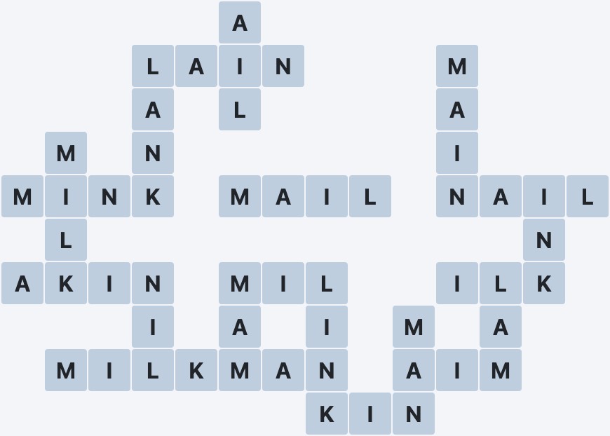Wordscapes Peak - Peace - level 2770 puzzle answer
