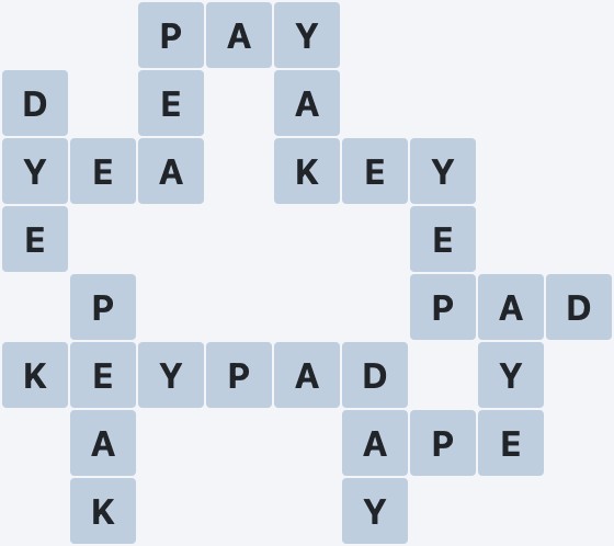 Wordscapes Peak - Peace - level 2773 puzzle answer