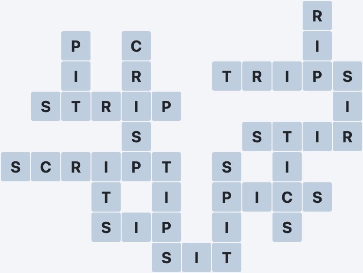 Wordscapes Tropic - Palm - level 279 puzzle answer