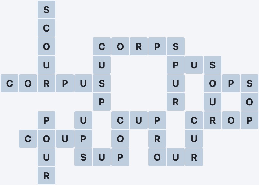 Wordscapes Ice - Frost - level 2809 puzzle answer