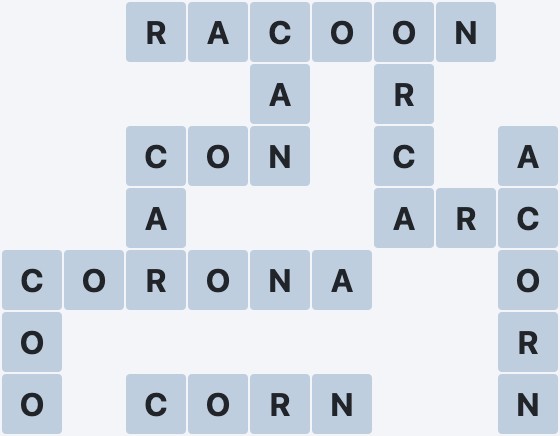 Wordscapes Tropic - Palm - level 281 puzzle answer