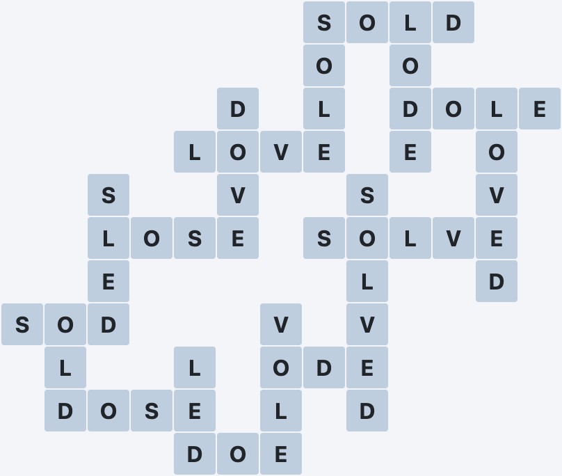 Wordscapes Ice - Freeze - level 2821 puzzle answer