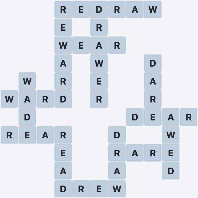 Wordscapes Ice - Freeze - level 2822 puzzle answer