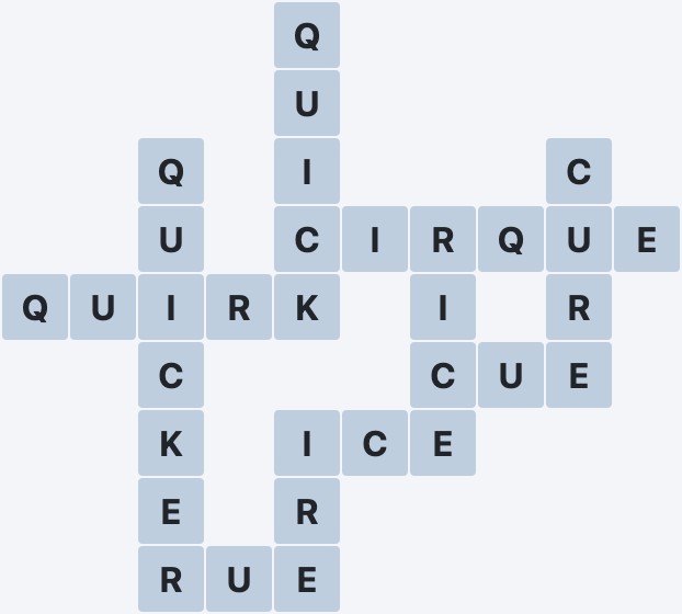 Wordscapes Ice - Freeze - level 2831 puzzle answer