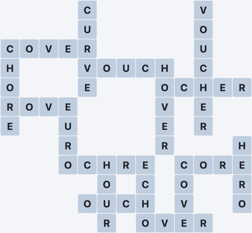 Wordscapes Ice - Freeze - level 2832 puzzle answer