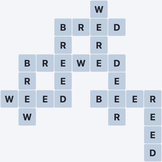 Wordscapes Ice - Light - level 2847 puzzle answer