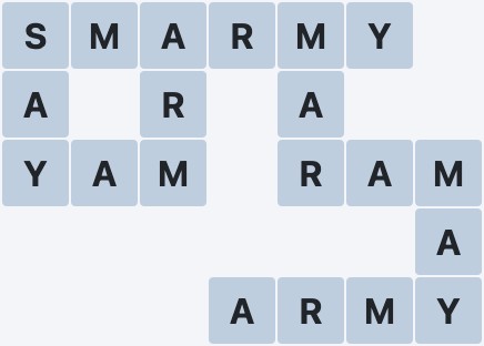 Wordscapes Ice - Melt - level 2863 puzzle answer