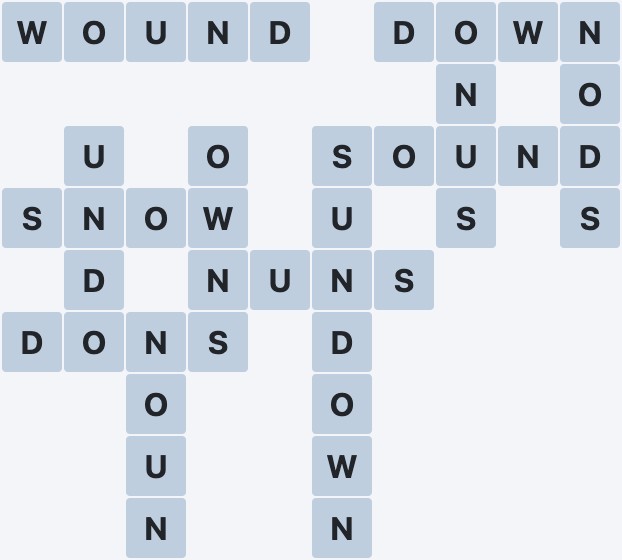Wordscapes Ice - Snow - level 2868 puzzle answer