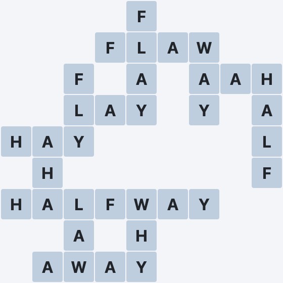 Wordscapes Ice - Snow - level 2871 puzzle answer