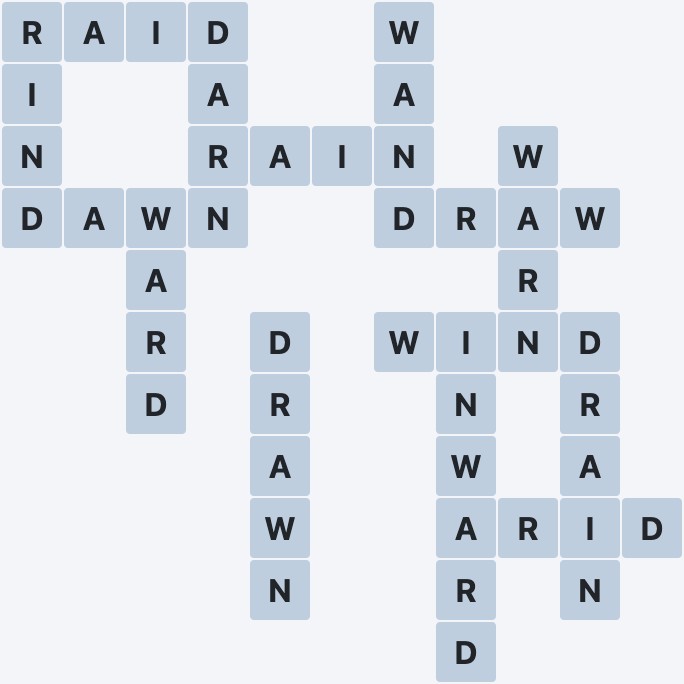 Wordscapes Fall - Grove - level 3029 puzzle answer
