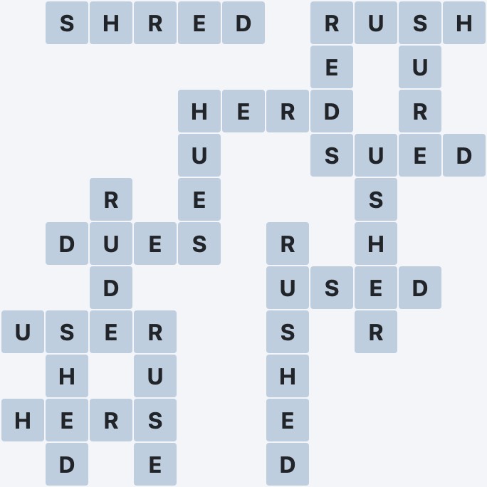 Wordscapes Rain Forest - Grow - level 3058 puzzle answer