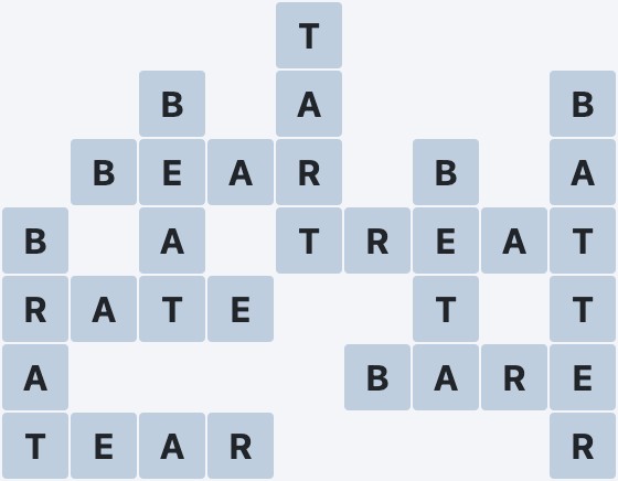 Wordscapes Rain Forest - Grow - level 3063 puzzle answer