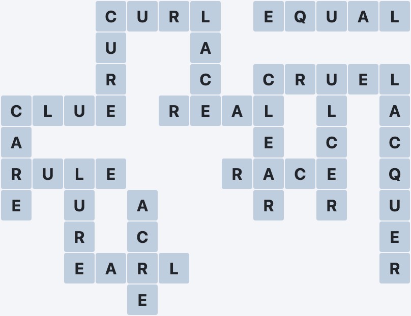 Wordscapes Rain Forest - Curl - level 3076 puzzle answer