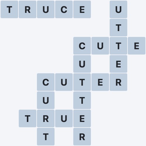 Wordscapes Rain Forest - Curl - level 3077 puzzle answer