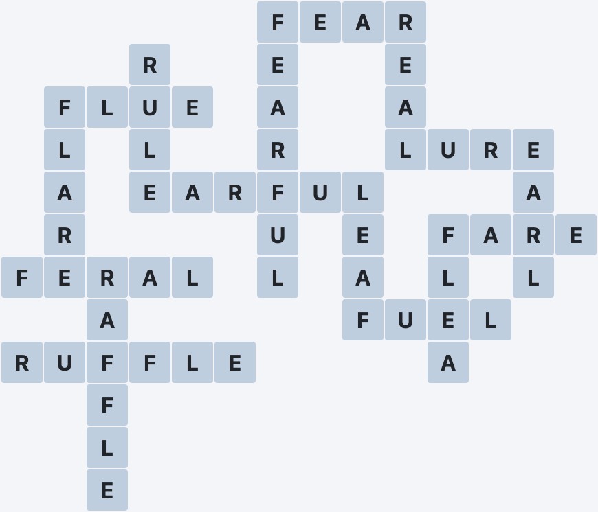Wordscapes Rain Forest - Lush - level 3108 puzzle answer