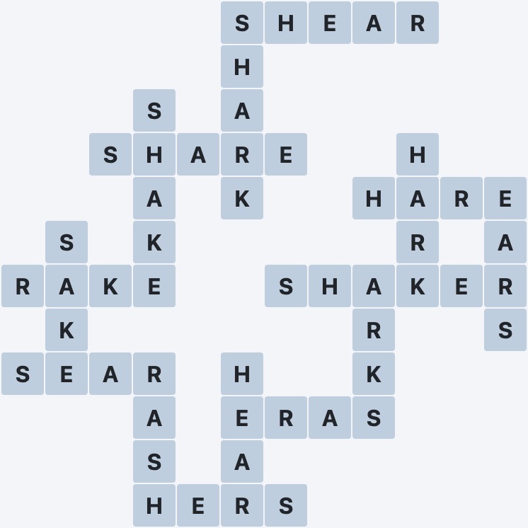 Wordscapes Rows - Lines - level 3138 puzzle answer