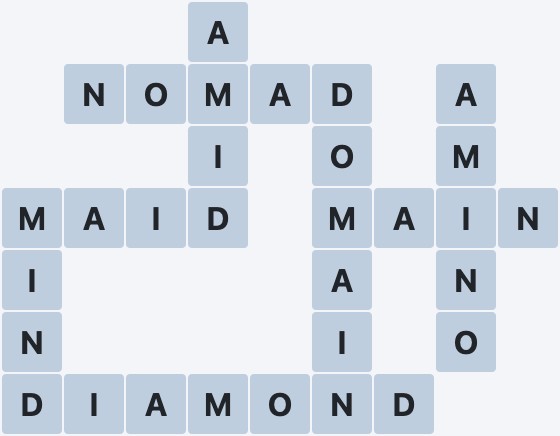 Wordscapes Rows - Far - level 3154 puzzle answer