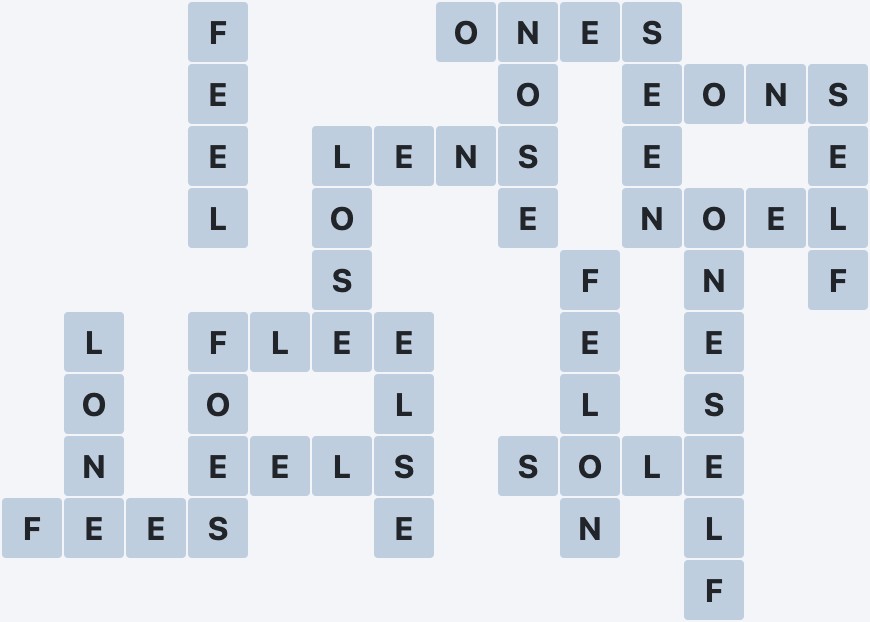 Wordscapes Rows - Far - level 3156 puzzle answer