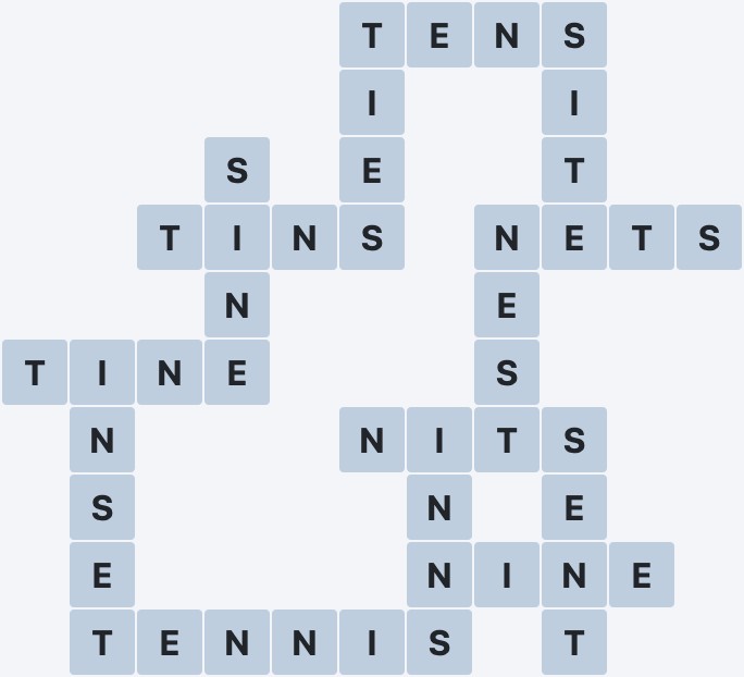 Wordscapes Rows - Far - level 3157 puzzle answer