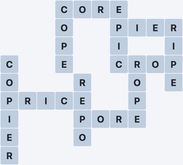 Wordscapes Rows - Far - level 3159 puzzle answer