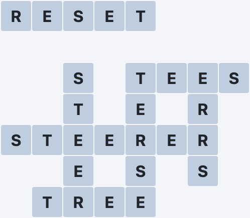 Wordscapes Rows - Far - level 3162 puzzle answer