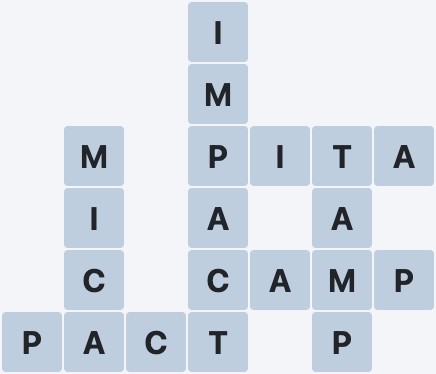 Wordscapes Rows - Seed - level 3189 puzzle answer