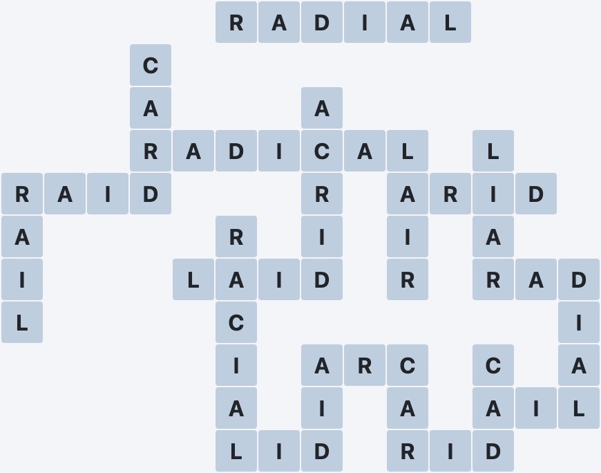 Wordscapes Rows - Seed - level 3192 puzzle answer