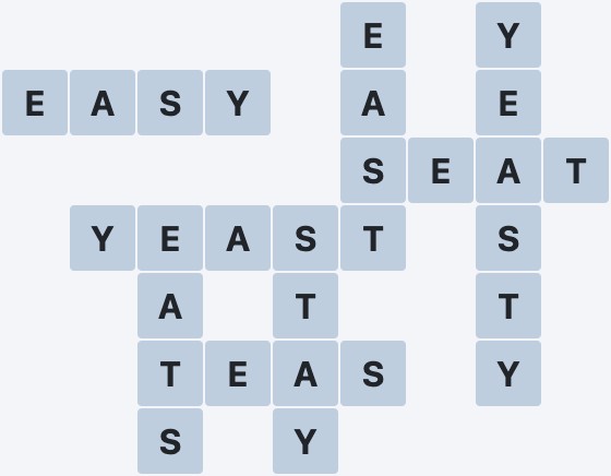 Wordscapes Rows - Seed - level 3197 puzzle answer