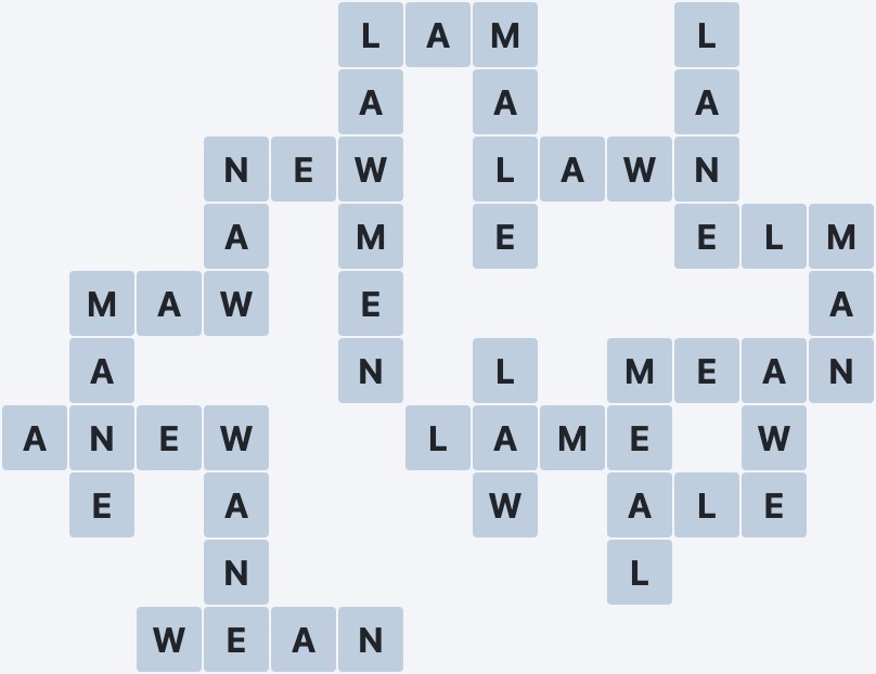 Wordscapes Basin - Chill - level 3205 puzzle answer