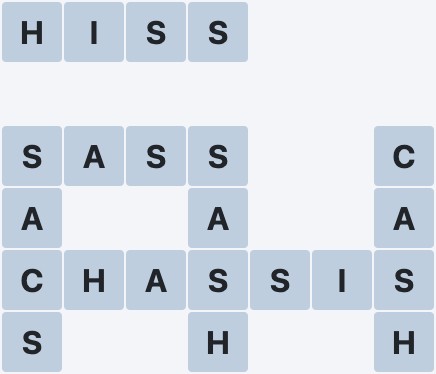 Wordscapes Basin - Chill - level 3210 puzzle answer