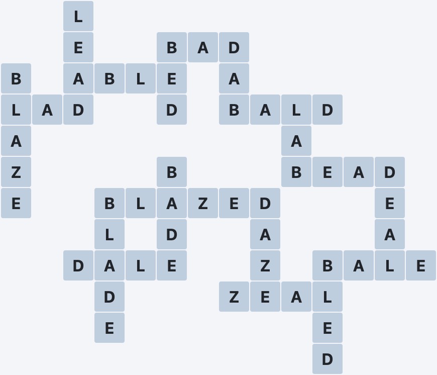 Wordscapes Basin - Slope - level 3217 puzzle answer