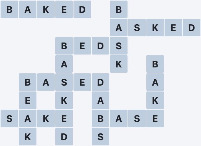 Wordscapes Basin - Slope - level 3224 puzzle answer