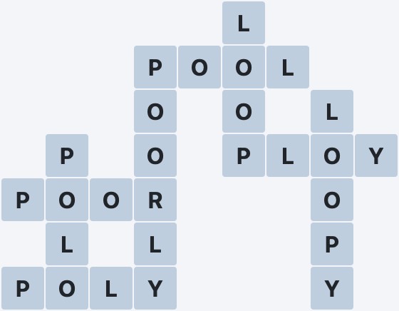 Wordscapes Basin - Rock - level 3235 puzzle answer
