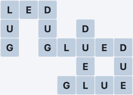 Wordscapes Forest - Dew - level 32 puzzle answer