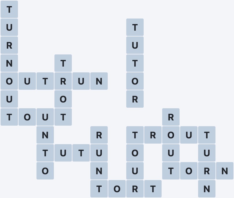 Wordscapes View - River - level 3304 puzzle answer