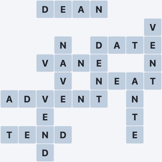 Wordscapes Precipice - Bluff - level 3434 puzzle answer