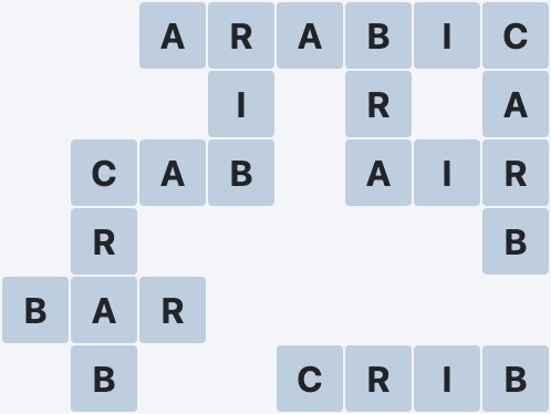 Wordscapes Starlight - Gaze - level 3469 puzzle answer