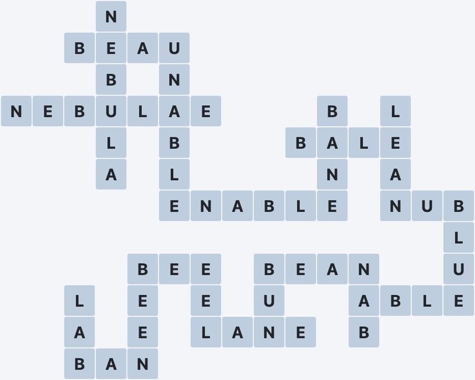 Wordscapes Starlight - Sky - level 3480 puzzle answer