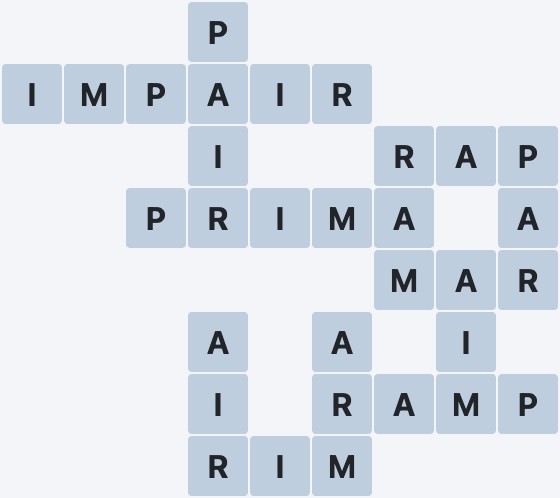 Wordscapes Reflect - Still - level 3547 puzzle answer
