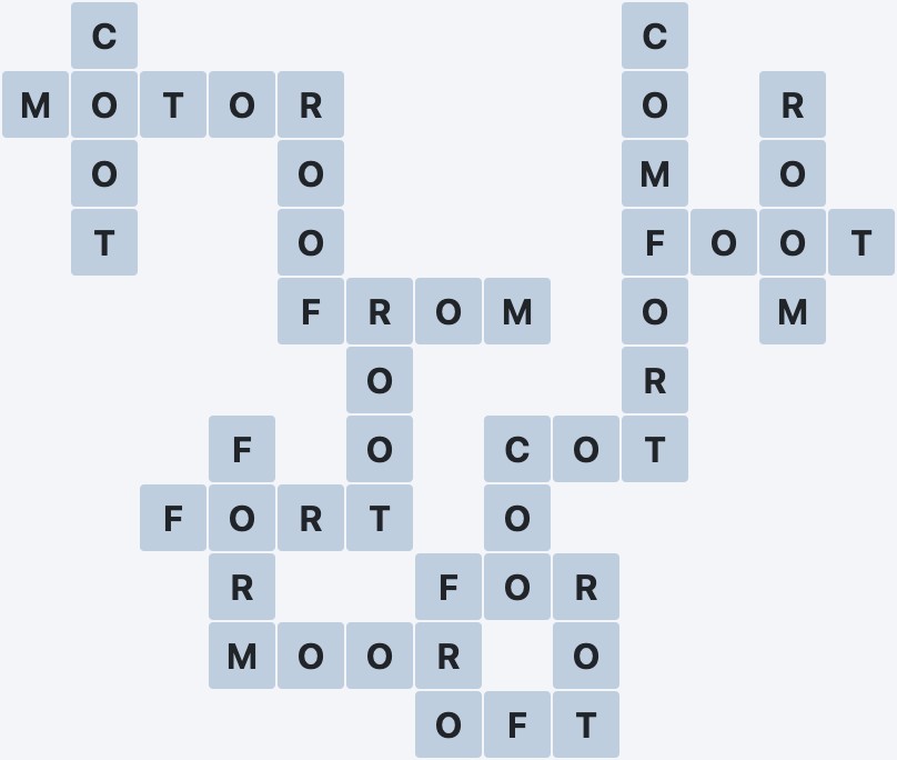 Wordscapes Majesty - Fit - level 3658 puzzle answer