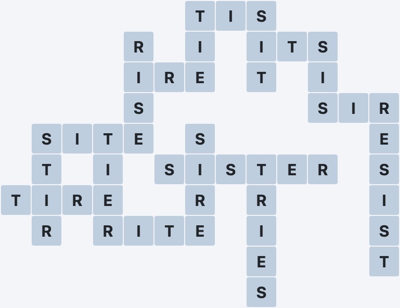 Wordscapes Stone - Wall - level 3778 puzzle answer