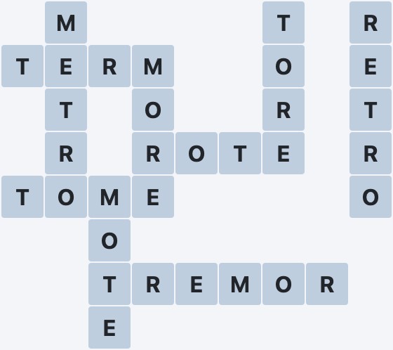 Wordscapes Stone - Wall - level 3790 puzzle answer