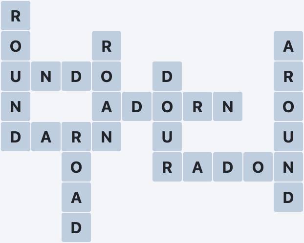 Wordscapes West - Bare - level 3953 puzzle answer