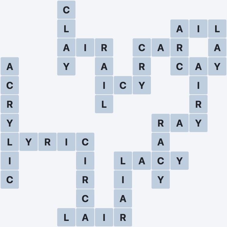 Wordscapes Wind - Breeze - level 4016 puzzle answer