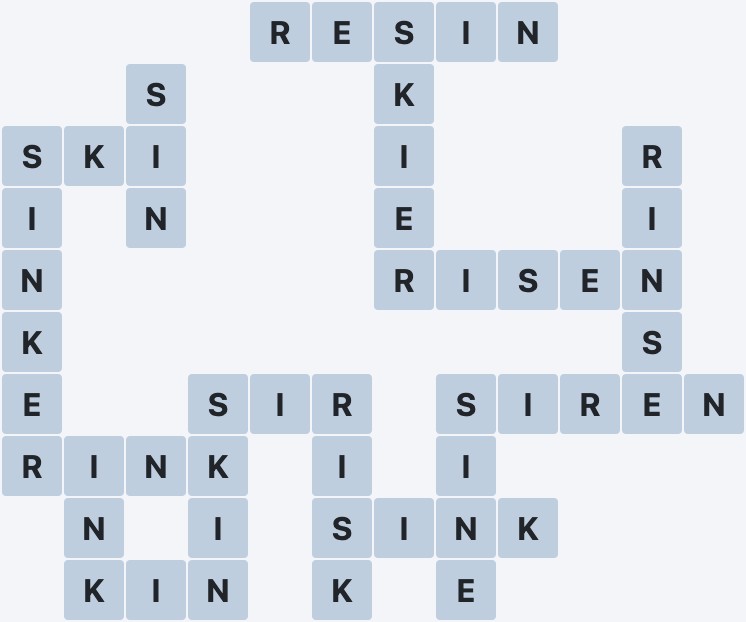 Wordscapes Winter - Chill - level 412 puzzle answer