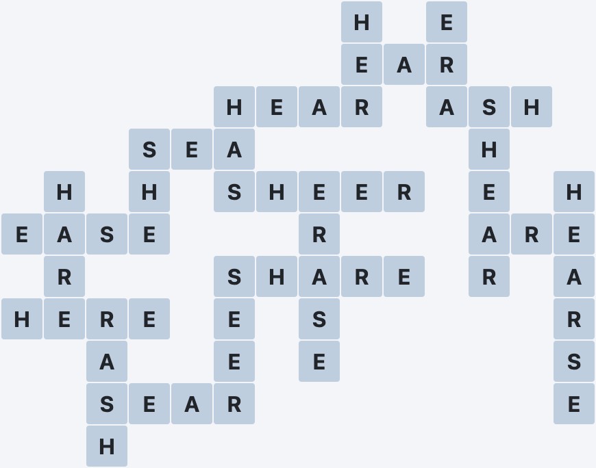 Wordscapes Shore - Tide - level 4140 puzzle answer
