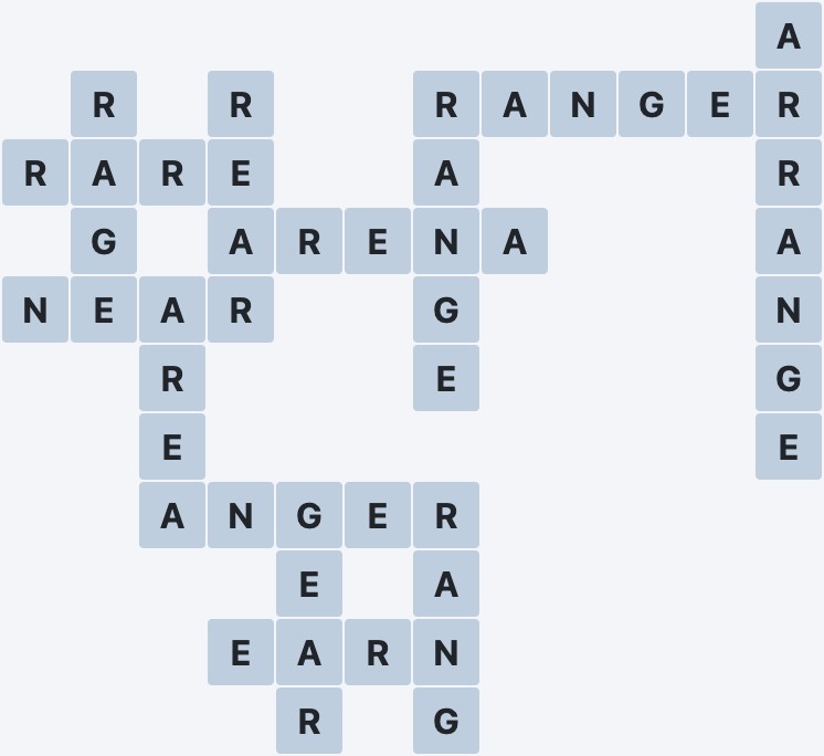Wordscapes Ravine - Chasm - level 4190 puzzle answer