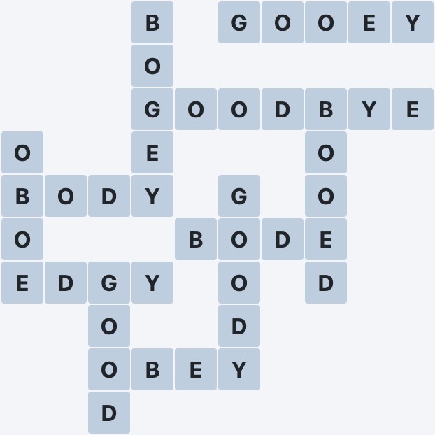 Wordscapes Ravine - Flume - level 4196 puzzle answer