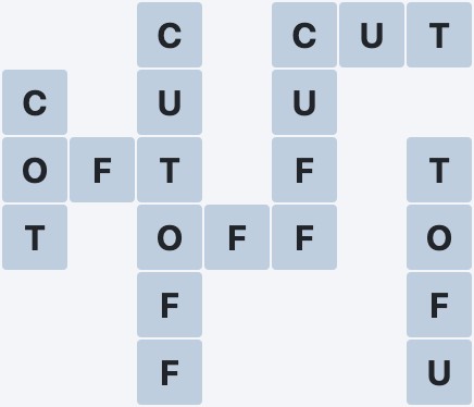 Wordscapes Ravine - Flume - level 4199 puzzle answer